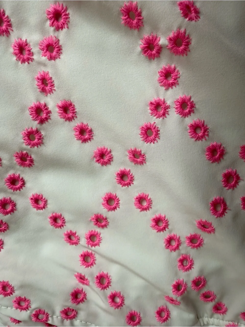 Lilly Pulitzer Monica Luxletic Oversized Diamond Eyelet Skort Skirt Size 10